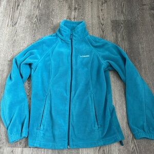 Columbia Teal Fleece Jacket